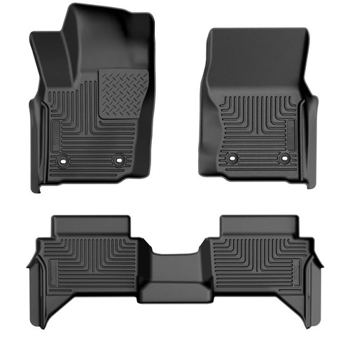 Husky X-Act Contour Front & Rear Floor Liners | 2024+ Toyota Tacoma Husky X-Act Contour Front & Rear Floor Liners | 2024+ Toyota Tacoma
