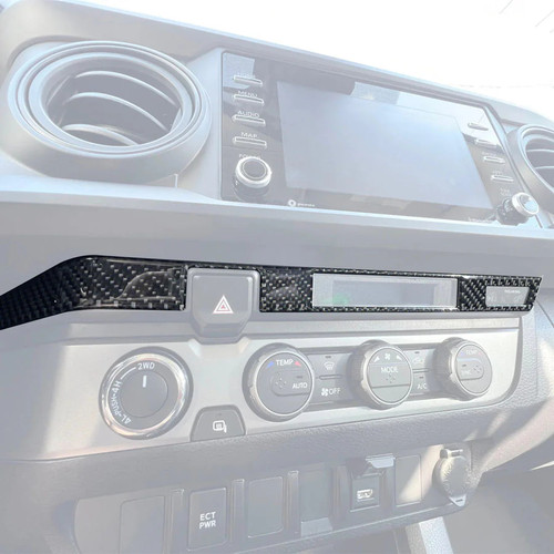 Tufskinz Digital Climate Display Accent Trim | 2023-2016 Toyota Tacoma Tufskinz Digital Climate Display Accent Trim | 2023-2016 Toyota Tacoma