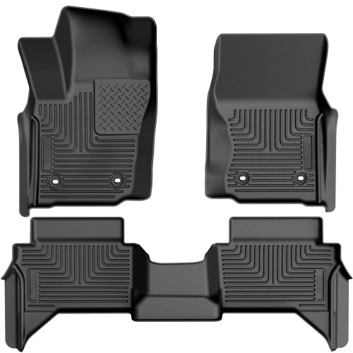 Husky Liners Weatherbeater Front & Rear Floor Liners | 2024+ Toyota Tacoma Husky Liners Weatherbeater Front & Rear Floor Liners | 2024+ Toyota Tacoma