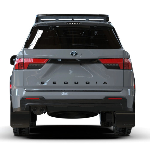 Rally Armor Black UR Mud Flaps w/Grey Logo | 2023+ Toyota Sequoia