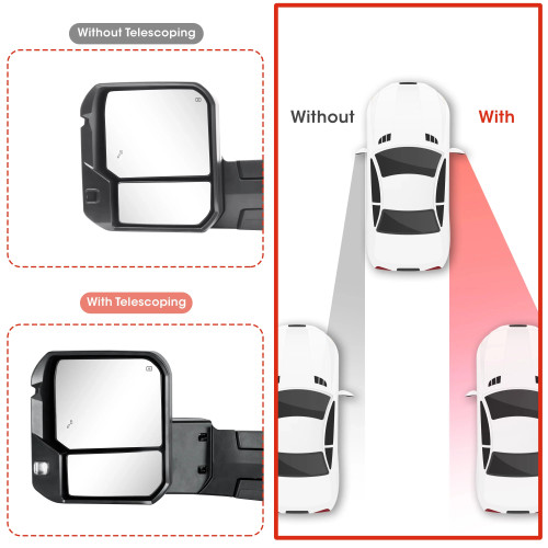 FP+ Power Heated Towing Mirrors | 2022-2025 Toyota Tundra FP+ Power Heated Towing Mirrors | 2022-2025 Toyota Tundra