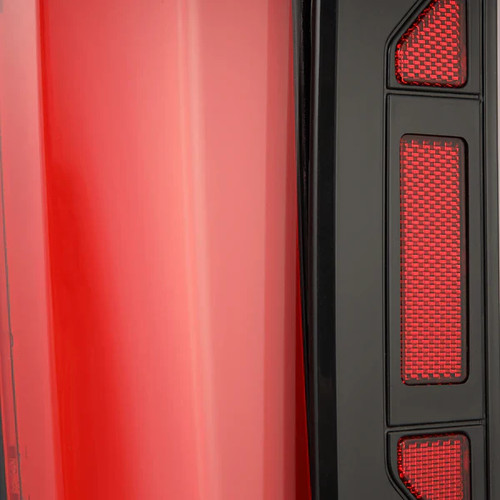AlphaRex NOVA-Series Prismatic LED Tail Lights Black-Red | 2022-2026 Toyota Tundra