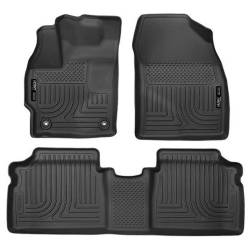 Husky Liners Weatherbeater Floor Liner - Front & Rear | 2015-2012 Toyota Prius Husky Liners Weatherbeater Floor Liner - Front & Rear | 2015-2012 Toyota Prius