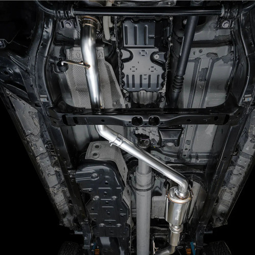 AWE Catback Exhaust System Dual Chrome Silver Tips | 2024-2026 Toyota Tacoma