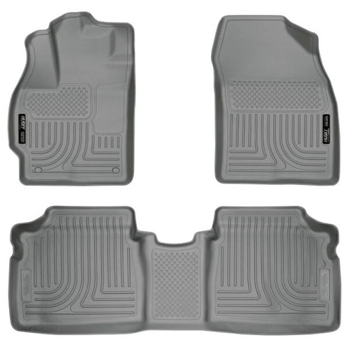 Husky Liners Weatherbeater Floor Liners Grey - Front & Rear | 2014-2010 Toyota Prius Husky Liners Weatherbeater Floor Liners Grey - Front & Rear | 2014-2010 Toyota Prius
