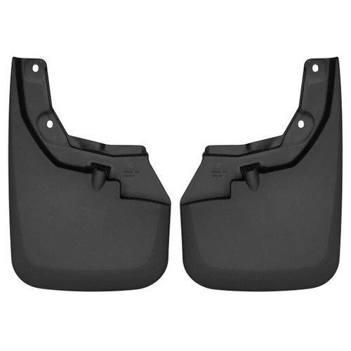 Husky Liners Mud Guards Black - Front | 2023-2016 Toyota Tacoma