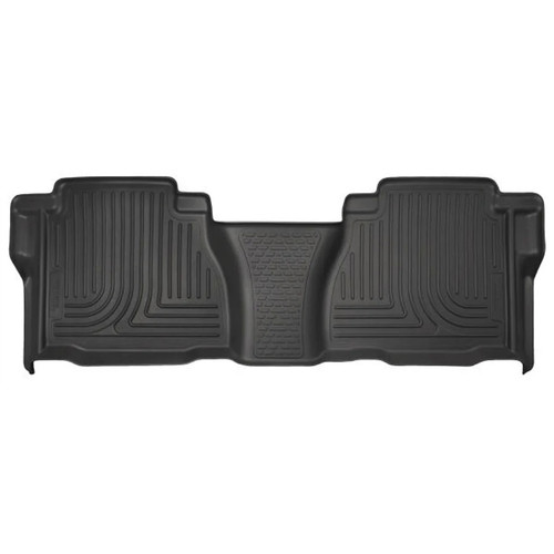 Husky Liners Weatherbeater Floor Liners Black - Rear | 2013-2007 Toyota Tundra