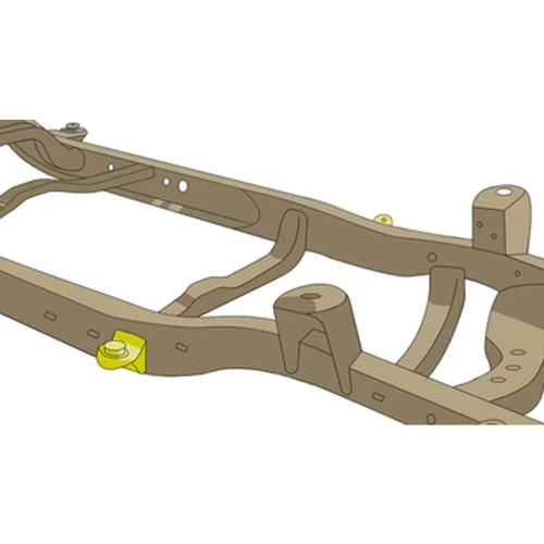 Rust Buster Front Frame Body Mount - Driver Side | 2006-2000 Toyota Tundra