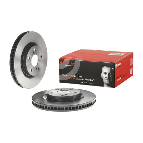 Brembo OE Rear Premium UV Coated OE Equivalent Rotor | 2007-2011 Toyota Camry Brembo OE Rear Premium UV Coated OE Equivalent Rotor | 2007-2011 Toyota Camry