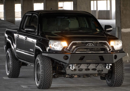 DV8 Offroad Front Bumper Winch Ready | 2005-2015 Toyota Tacoma (FBTT1-01)
