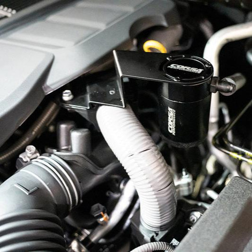 Corsa Performance Aluminum Oil Catch Can Kit | 2022-2026 Toyota Tundra
