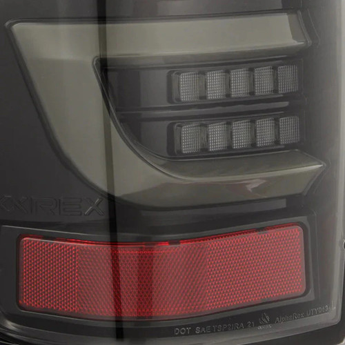 AlphaRex LUXX-Series LED Tail Lights Alpha-Black | 2007-2013 Toyota Tundra