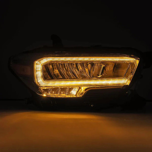 AlphaRex LUXX-Series LED Crystal Headlights - Chrome | 2016-2023 Toyota Tacoma
