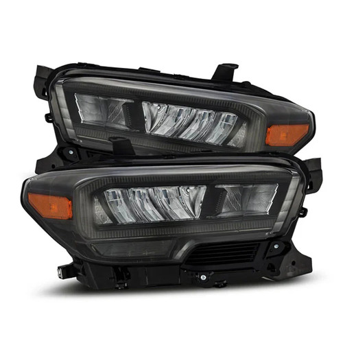 AlphaRex LUXX-Series LED Crystal Headlights - Alpha-Black | 2016-2023 Toyota Tacoma AlphaRex LUXX-Series LED Crystal Headlights - Alpha-Black | 2016-2023 Toyota Tacoma