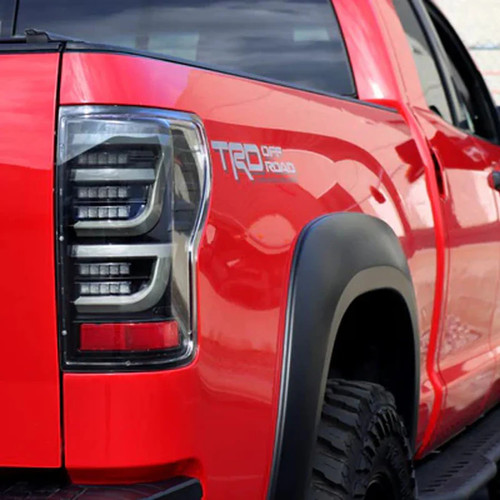 AlphaRex LUXX-Series LED Tail Lights Black | 2007-2013 Toyota Tundra