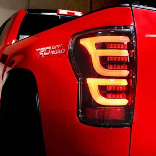 AlphaRex LUXX-Series LED Tail Lights Black | 2007-2013 Toyota Tundra