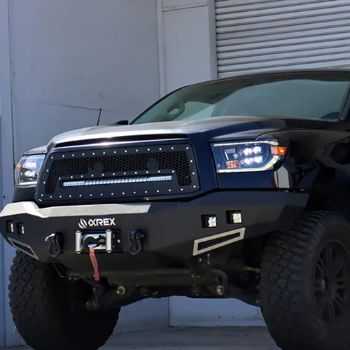 AlphaRex MK II NOVA-Series LED Projector Headlights Chrome (With Level Adjuster) | 2007-2013 Toyota Tundra