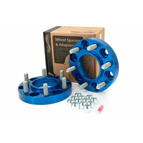 Spidertrax 1" Wheel Spacers Blue - Pair | 2022-2025 Toyota Tundra