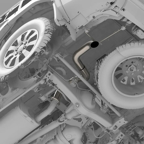NYTOP Titainum Axle Dump Exhaust | 2024+ Toyota Land Cruiser