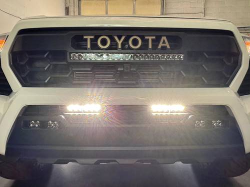 Heretic Behind The Grille Dual 6" Led Light Bar Kit - Clear | 2024+ Toyota Tacoma Heretic Behind The Grille Dual 6" Led Light Bar Kit - Clear | 2024+ Toyota Tacoma