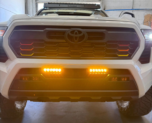 Heretic Behind The Grille Dual 6" Led Light Bar Kit - Amber | 2024+ Toyota Tacoma Heretic Behind The Grille Dual 6" Led Light Bar Kit - Amber | 2024+ Toyota Tacoma