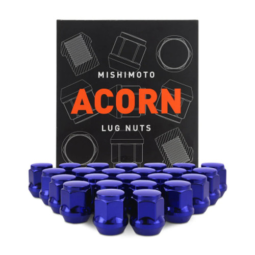 Mishimoto Steel Lug Nuts M14x1.5 - Blue | 2024+ Toyota Tacoma