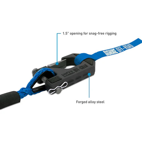 Borne Off-Road 10k 10,000lb Winch w/Blue Synthetic Rope
