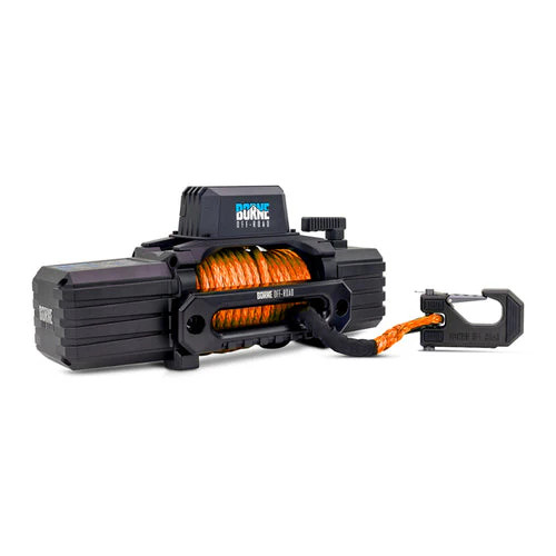 Borne Off-Road 10k 10,000lb Winch w/Orange Synthetic Rope