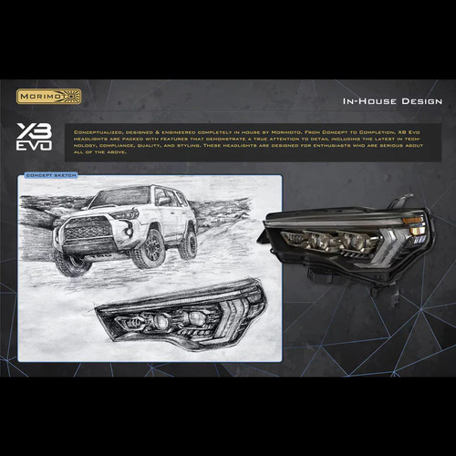 Morimoto XB Evo LED Headlights | 2014-2024 Toyota 4Runner