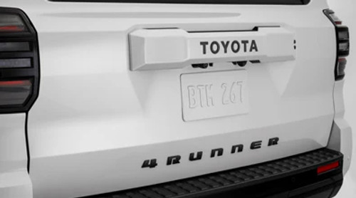 Toyota Matte Black Rear Badge Inserts | 2025+ Toyota 4Runner Toyota Matte Black Rear Badge Inserts | 2025+ Toyota 4Runner