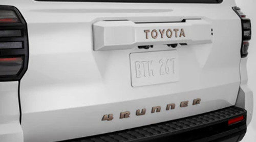 Toyota Bronze Rear Badge Inserts | 2025+ Toyota 4Runner Toyota Bronze Rear Badge Inserts | 2025+ Toyota 4Runner
