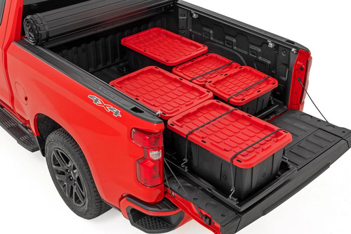 Rough Country Bed Cargo Storage Trays Slides | 2022-2026 Toyota Tundra