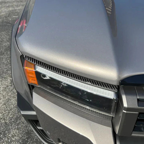 Tufskinz Upper Headlight Accent Trim | 2024+ Toyota Prado