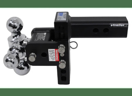 B&W Tow & Stow 3-Ball Mount 2" Hitch | 5" Drop / 5.5" Rise | 10K Browning | (TS10048BB) B&W Tow & Stow 3-Ball Mount 2" Hitch | 5" Drop / 5.5" Rise | 10K Browning | (TS10048BB)