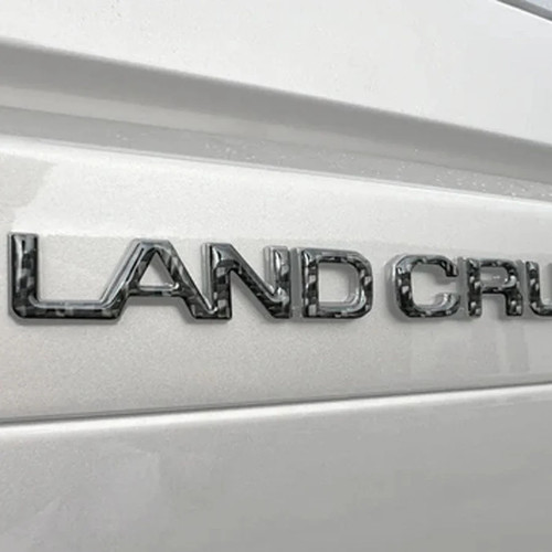 Tufskinz Rear Liftgate Letter Overlays | 2024+ Toyota Prado