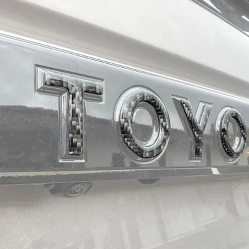 Tufskinz Rear Lift Gate Letter Overlays | 2024+ Toyota Prado