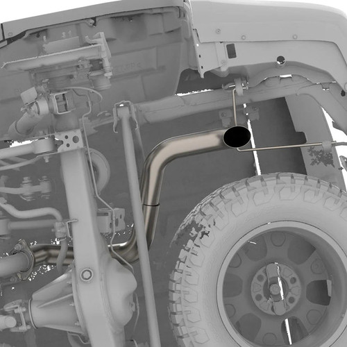 NYTOP Titainum Axle Dump Exhaust | 2024+ Toyota Prado