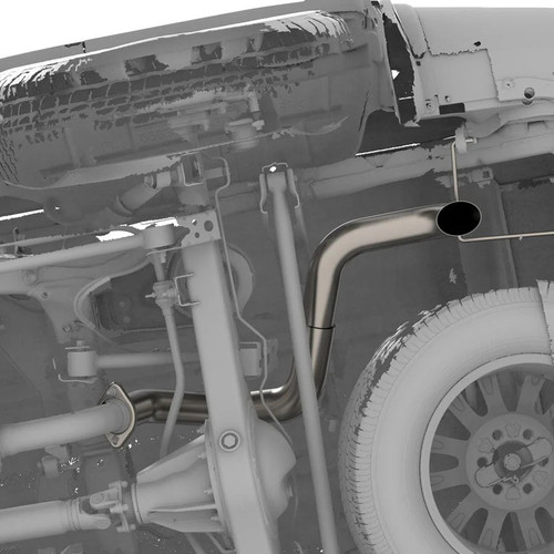 NYTOP Titainum Axle Dump Exhaust | 2024+ Toyota Prado