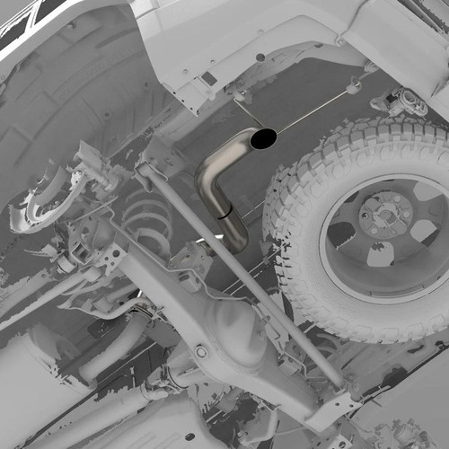 NYTOP Titainum Axle Dump Exhaust | 2024+ Toyota Prado