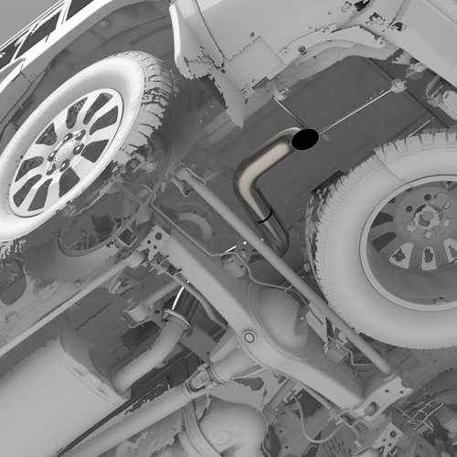 NYTOP Titainum Axle Dump Exhaust | 2024+ Toyota Prado