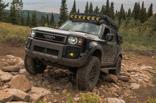 CBI Overland Kickout Rock Sliders  | 2024+ Toyota Land Cruiser