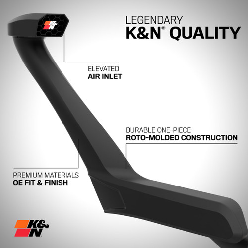 K&N Snorkel Kit (Elevated) | 2024-2026 Toyota Tacoma