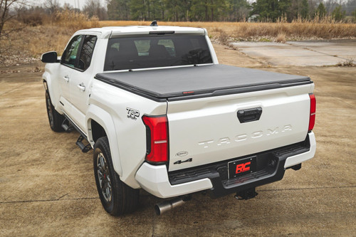 Rough Country Soft Tri-Fold Bed Cover | 2024-2026 Toyota Tacoma