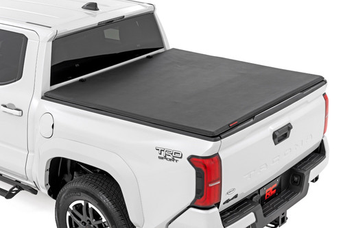 Rough Country Soft Tri-Fold Bed Cover | 2024-2026 Toyota Tacoma