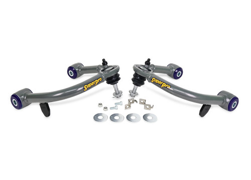 SuperPro TRC6715E Fixed Offset Front Upper Control Arm Set for 2-3 Inch Lift