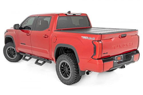 Rough Country SR2 Adjustable Aluminum Side Steps | 2022-2026 Toyota Tundra-1