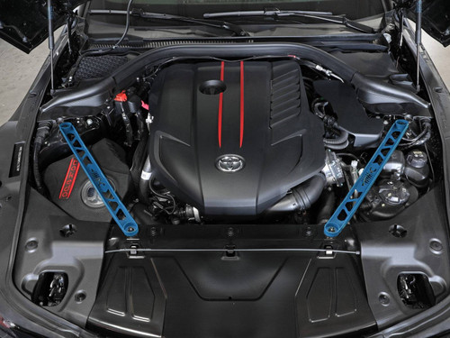 aFe Control Front Suspension Strut Brace Blue | 2020+ Toyota Supra GR A90 (afe450-721003-L)
