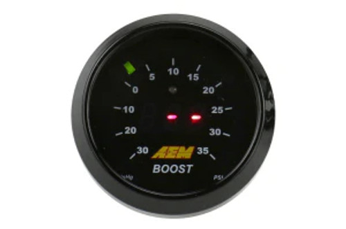 AEM Electronics Boost Pressure Gauge Digital 52mm | Universal (aem30-4406) AEM Electronics Boost Pressure Gauge Digital 52mm | Universal (aem30-4406)