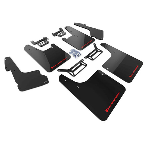 Rally Armor Black UR Mud Flaps w/ Red Logo | 2012-2023 Toyota 4Runner Rally Armor Black UR Mud Flaps w/ Red Logo | 2012-2023 Toyota 4Runner