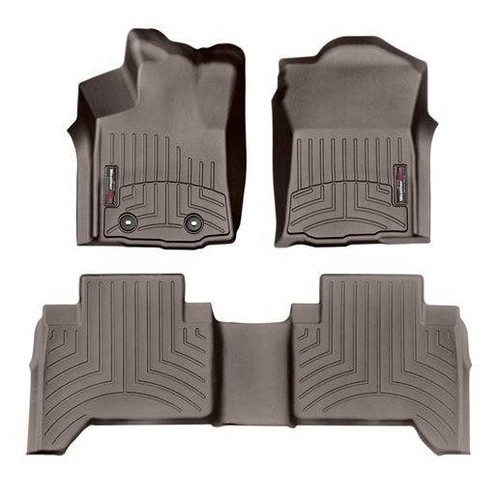 WeatherTech Front & Rear DigitalFit FloorLiner | Cocoa - 2023-2016 Toyota Tacoma WeatherTech Front & Rear DigitalFit FloorLiner | Cocoa - 2023-2016 Toyota Tacoma